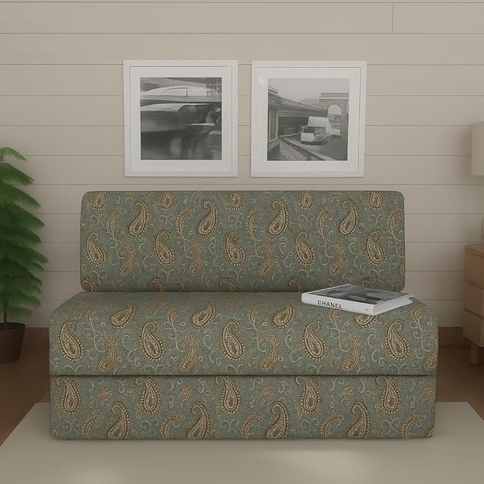 Modern Home Furniture | Fold Out Sofa Cum Bed | 2 Seater Sofa | Sofa for Living Room, Home & Office Furniture