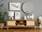 Sheesham Wooden TV Entertainment Unit | TV Unit for Bedroom, Living Room | Cabinet with Storage