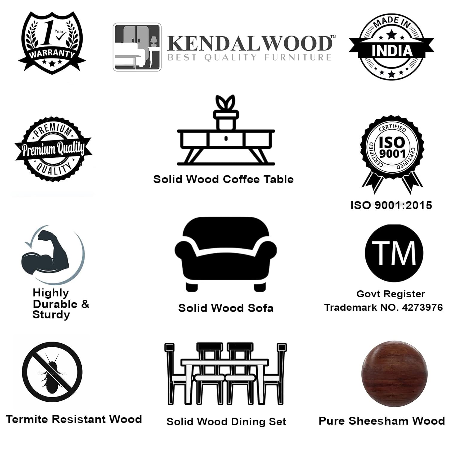 Furniture Premium Dining Room Furniture Wooden Dining Table with 4 Chairs Solid Wood 4 Seater Dining Set (Finish Color - Honey Finish with Blue Cushions, DIY(Do-It-Yourself))