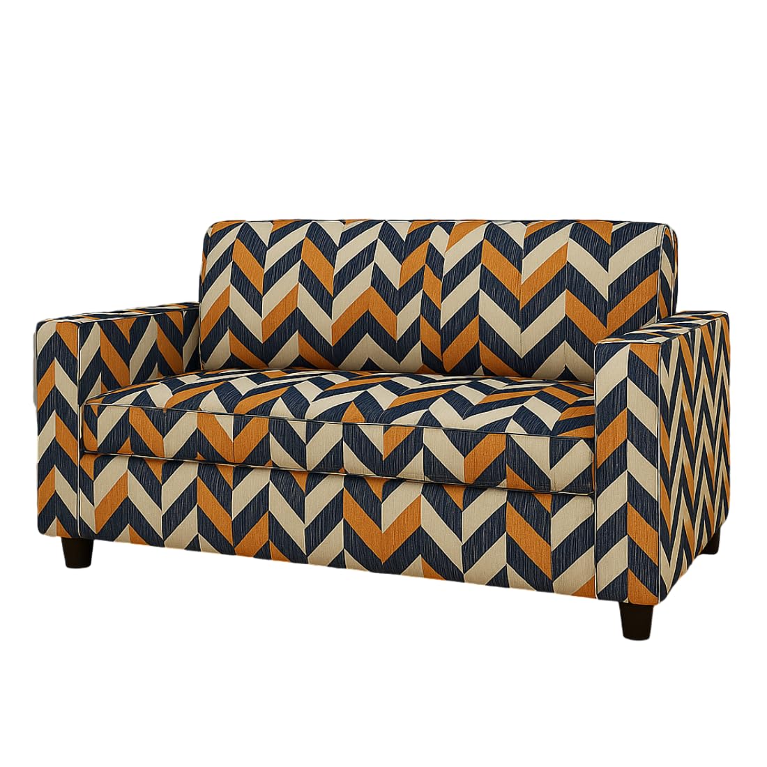 2 Seater Sofa | Fabric 2 Seater Sofa Set | Sofa for Living Room & Home | Furniture for Office & Hotels