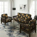 Solid Sheesham Wood Sofa Set | 5 Seater Wooden Sofa Set | 3+1+1 Sofa | Sofa Set