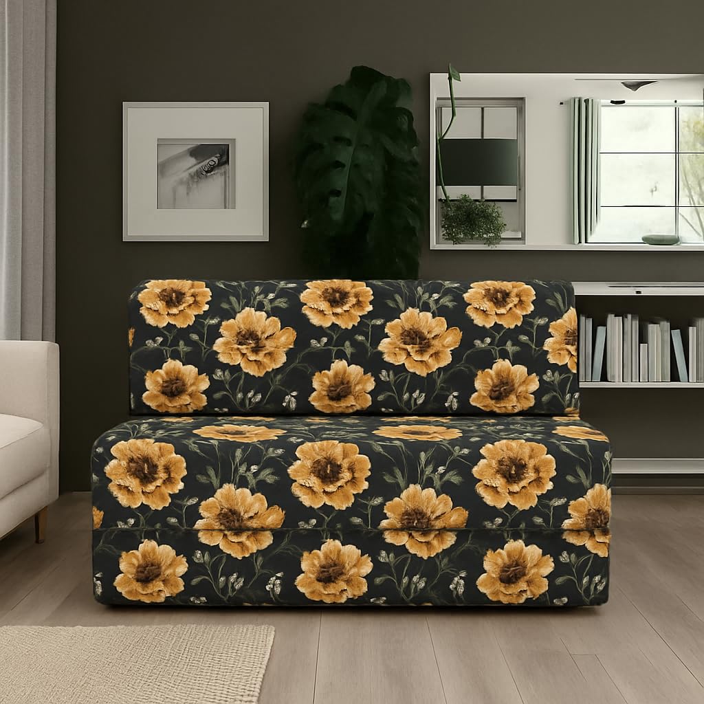 Modern Home Furniture | Fold Out Sofa Cum Bed | 2 Seater Sofa | Sofa for Living Room, Home & Office Furniture