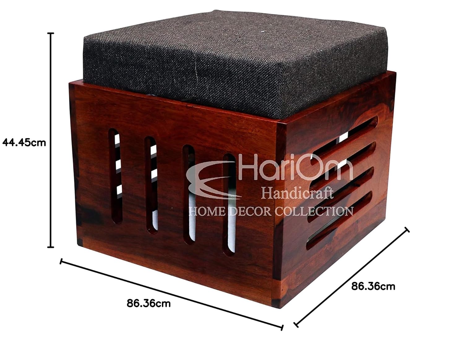 KendalWood Furniture Capsule Cut Sheesham Wood Coffee Table for Living Room