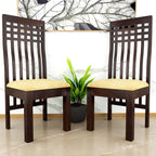 Modern Home Furniture | Solid Wood Dining Chair Set of 2 | Study & Multipurpose Chair for Home & Office