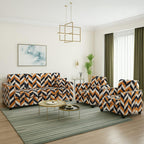 5 Seater Fabric Sofa Set for Living Room Furniture | 3+1+1 Sofa Set for Home & Office