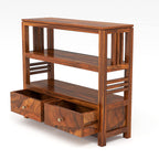 Solid Wood Console Table with Drawer | Kitchen Rack | Book Shelves