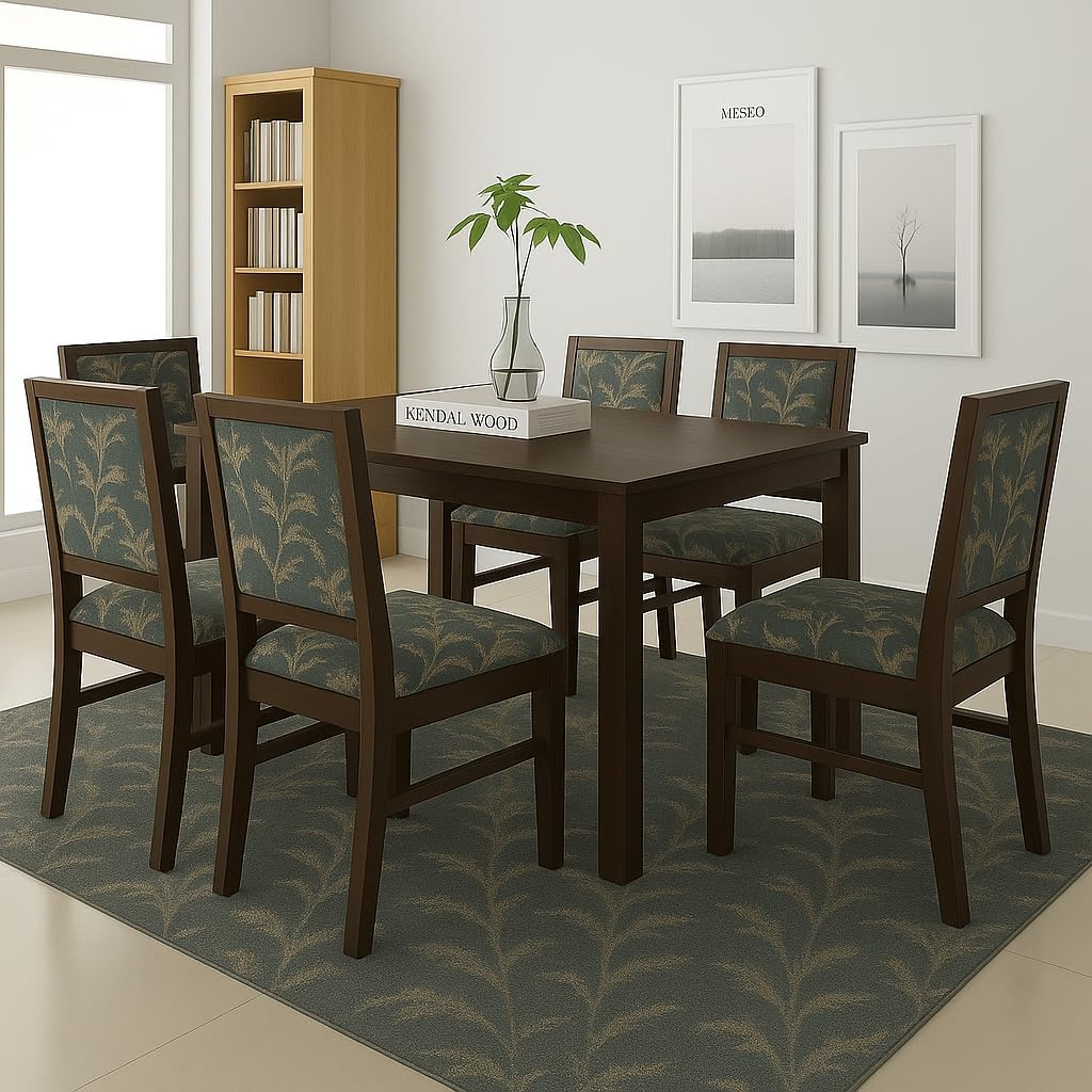 Dining Room Furniture Wooden Dining Table with 6 Chairs | sheesham Wood Dining Table 6 Seater | Dining Table Set
