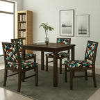 Sheesham Wood Dining Table(45x30 Inch) | 4 Seater Dining Set | Wooden Dining Table with Chairs - Dining Room Furniture