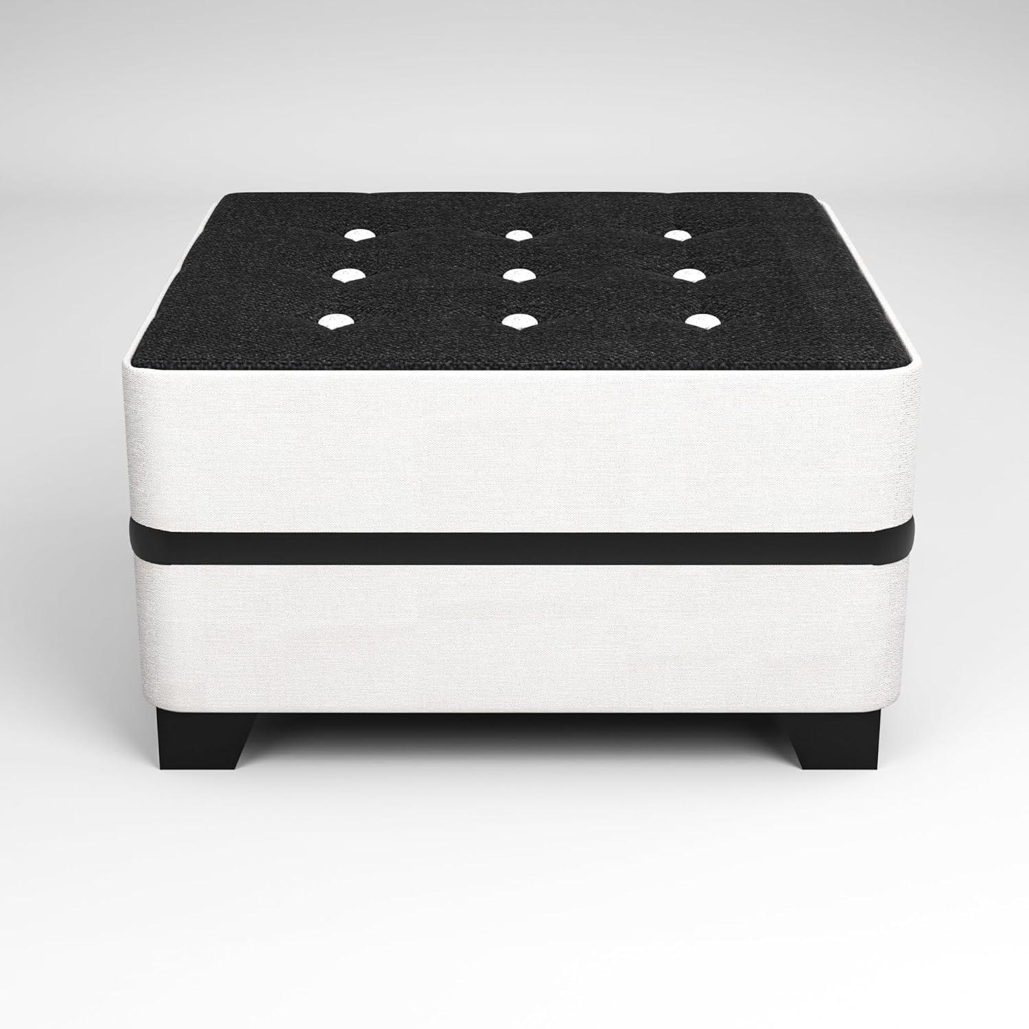 8 Seater Sofa Set, L Shape Sofa (Right Facingyp) 2 Ottoman, 6 Small Pillow with Coffee Table for Living Room Furniture
