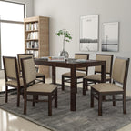 Premium Dining Room Furniture Wooden Dining Table with 6 Chairs | sheesham Wood Dining Table 6 Seater | Dining Table Set