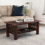 Premium Sheesham Wood Coffee Table for Living Room | Solid Wood Coffee Table, Center Table, Tea Table | Wooden Coffee Table | Best Furniture for Home